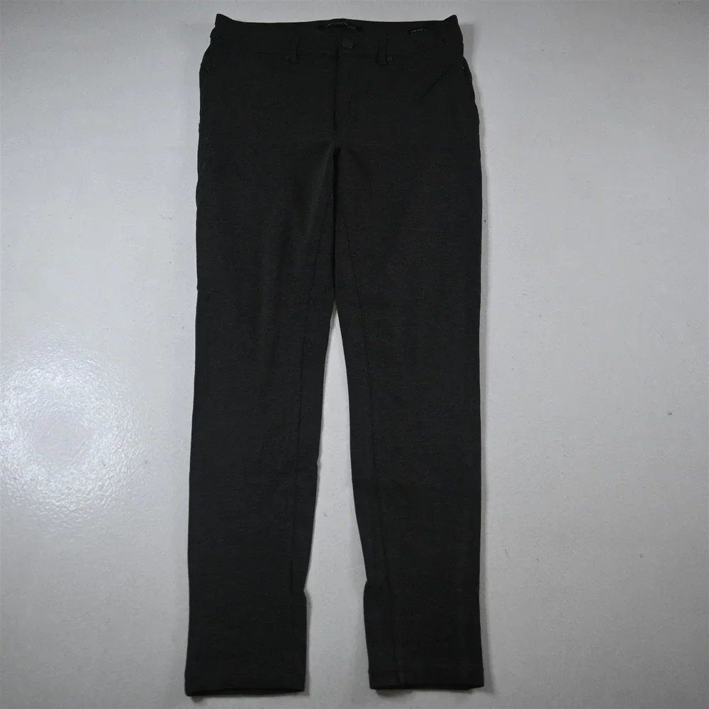 Eva Longoria 10 Gray‎ Ponte Skinny Power Sculpt High Rise Womens Pants